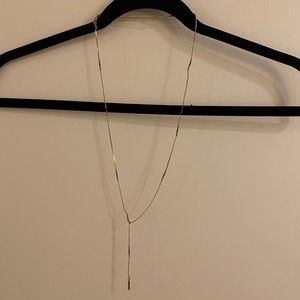 Madewell Beaded Lariat Necklace